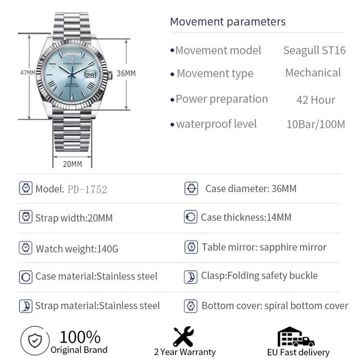 PAGANI DESIGN 1752 Mechanical Watch